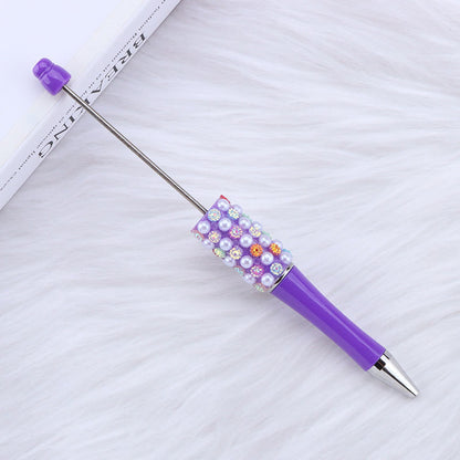 Colorful Pearl Gradient Round Ballpoint Pen Plastic 23