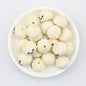 3D Cute Glitter Steamed Stuffed Bun Silicone Focal Beads 20pcs 5