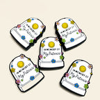 Silicone Focal Beads Commemoration Of My Patience Gravestone Flowers 20pcs