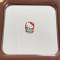 Acrylic Square Beads 16mm Glossy Cartoon Faces 10pcs 14