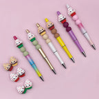 3D Mini Sugar Sprinkle Cupcake Silicone Focal Beads 20pcs 4