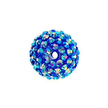 Ball Rhinestone Beads 20mm Multicolor Sparkle 50pcs 8