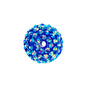 Ball Rhinestone Beads 20mm Multicolor Sparkle 50pcs 8