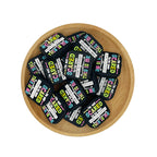 Silicone Focal Beads I'm Not Scared To Be Seen Colorful Text 20pcs 2