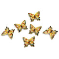Floral Butterfly and Elephant Acrylic Beads 20pcs Colorful 5