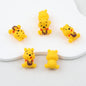 Silicone 3D Focal Beads Honey Winnie the Pooh Cheerful Bear Honey Pot