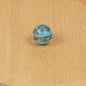 Lampwork Glass Beads Round 12 14mm Dual Color Filigree Glitter 50pcs 8