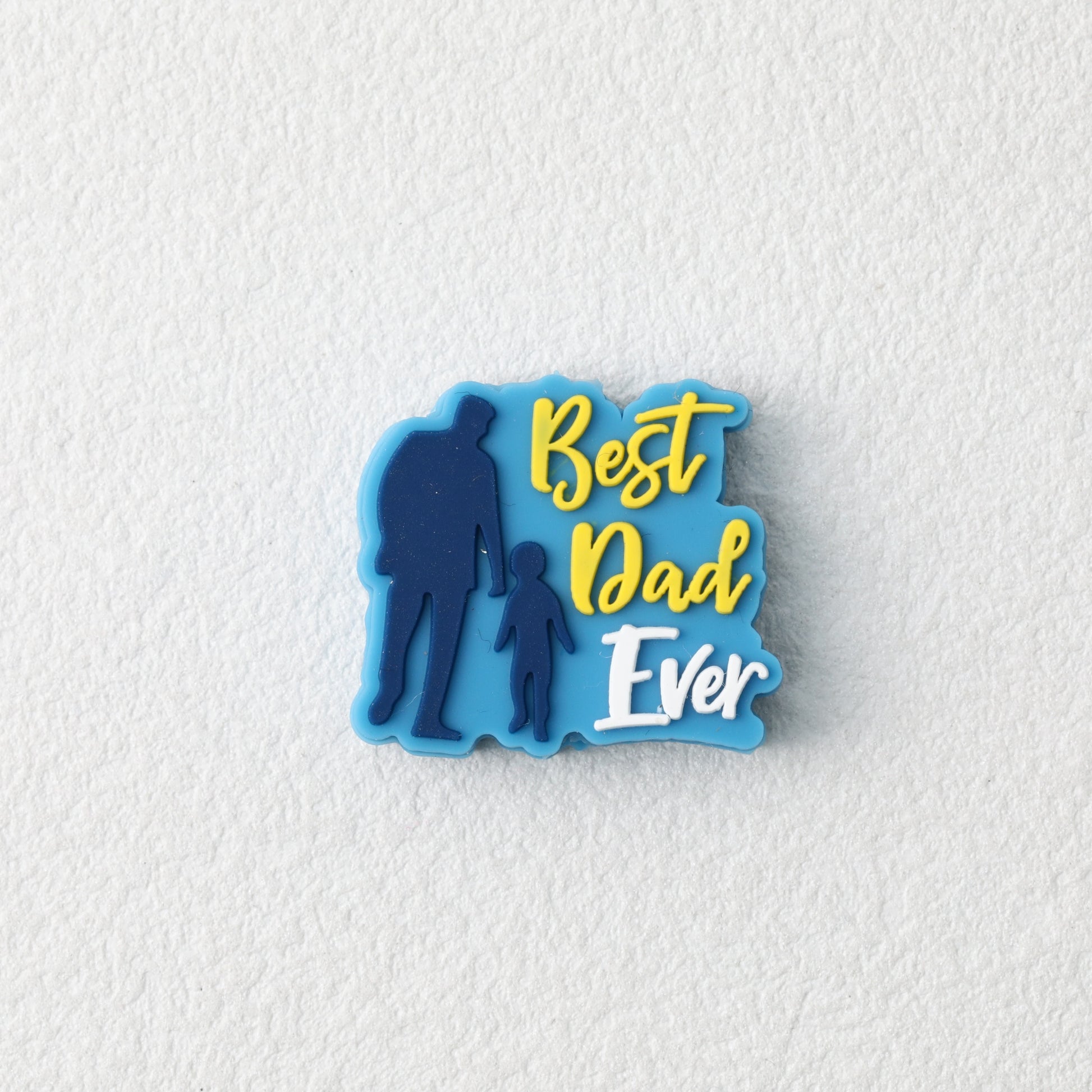 Father's Day Best Dad Ever Silicone Focal Beads 20pcs 2
