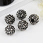 Bubblegum Ball Rhinestone Beads 12mm Multicolor Sparkle 50pcs 19