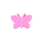 Silicone Focal Beads Butterfly Embossed Wings 20pcs 18