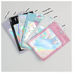 Zip Lock Bags 10.5x15cm Holographic PE Plastic Clear Window 50pcs