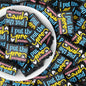 Silicone Rectangle Focal Beads I Put The Procrastinate Quote 20pcs
