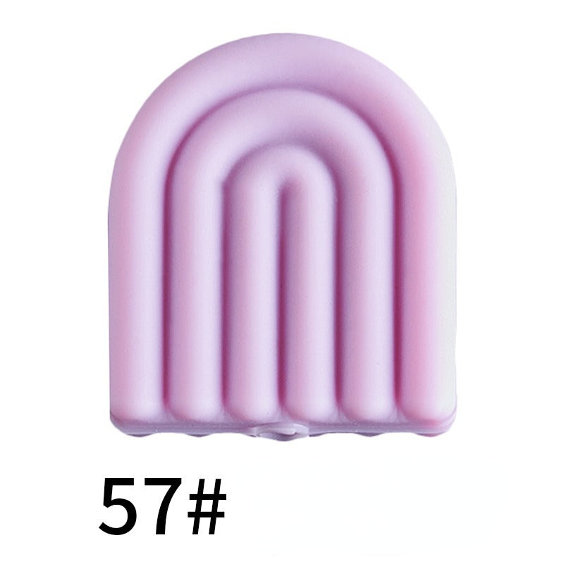 Color Arch Silicone Beads Minimalist Door Design 20pcs 20