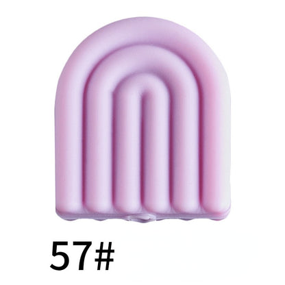 Color Arch Silicone Beads Minimalist Door Design 20pcs 20