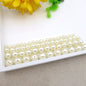 Pearl Round Acrylic Beads 6-12mm Imitation White ABS Plastic 100pcs