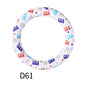65mm Silicone Beads Printed Designs Vibrant Colors 20