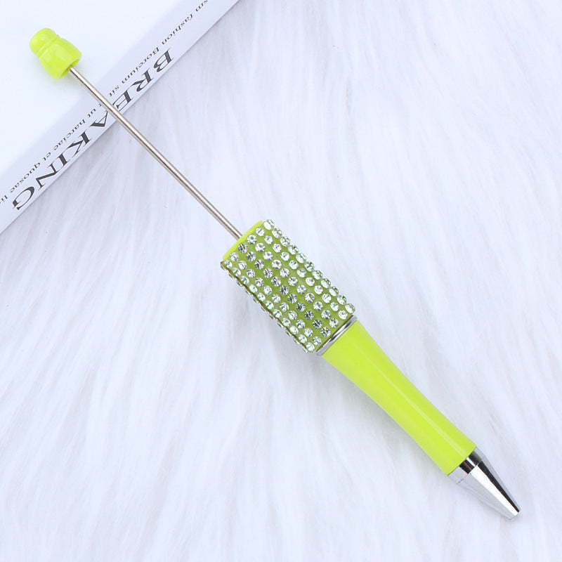 Beadable Pen Rhinestone Studded Metallic Colorful 1.0 mm Tip 22