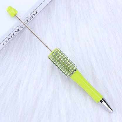 Beadable Pen Rhinestone Studded Metallic Colorful 1.0 mm Tip 22