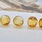 Transparent Faceted Hollow Polygonal Glass Beads 16mm 10pcs 6