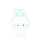 Silicone Focal Beads Rabbit Pastel Cheeks Detailing 10pcs 6