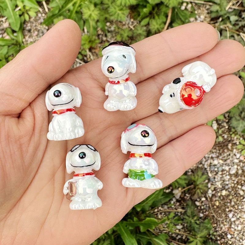 Cartoon Character Resin Beads 27mm 20pcs Round Hole 1.5mm 4