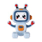 Silicone 3D Focal Beads Love Robot Holding Heart 20pcs 16