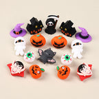 Silicone 3D Focal Beads Halloween Pumpkin Ghost Haunted House 20pcs
