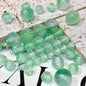 Dual Tone 8mm Round Resin Opal Beads Sparkling Glitter Finish 50pcs 10