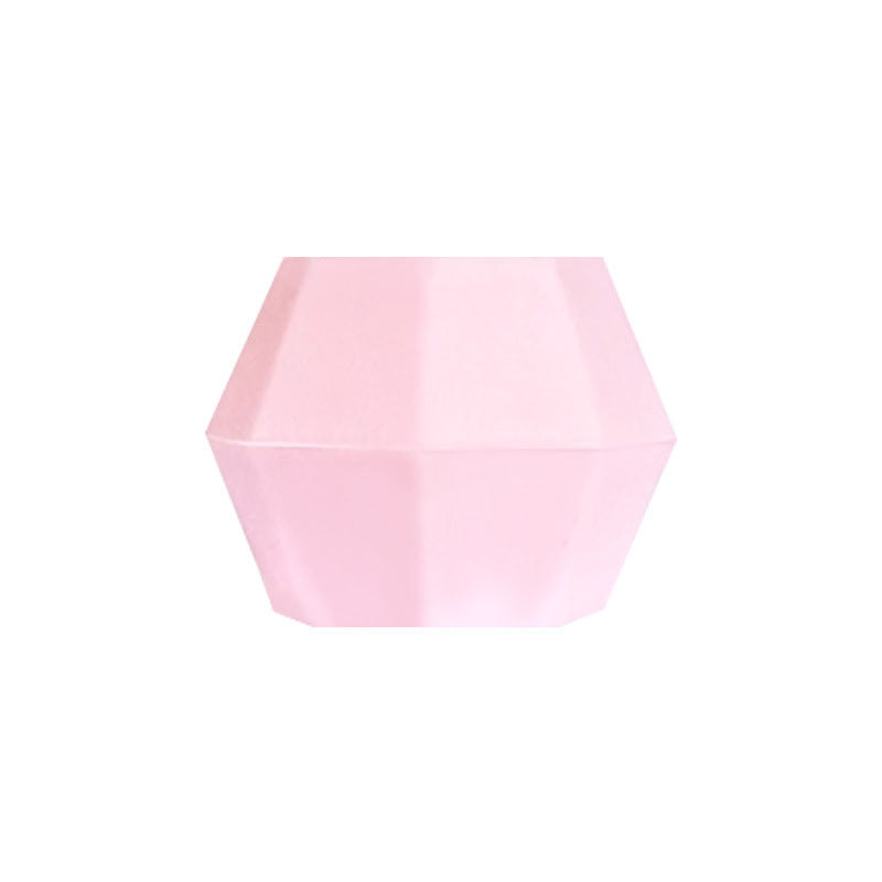 18mm Faceted Silicone Beads Colorful Geometric Shape 50pcs 18