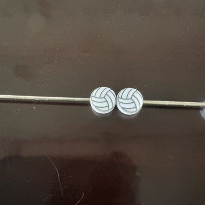 Special Character Flat Acrylic Beads 7mm 10pcs per Pack 26