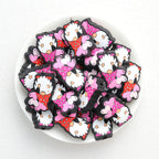 Valentine Balloon Dwarf Silicone Focal Beads 20Pcs  2
