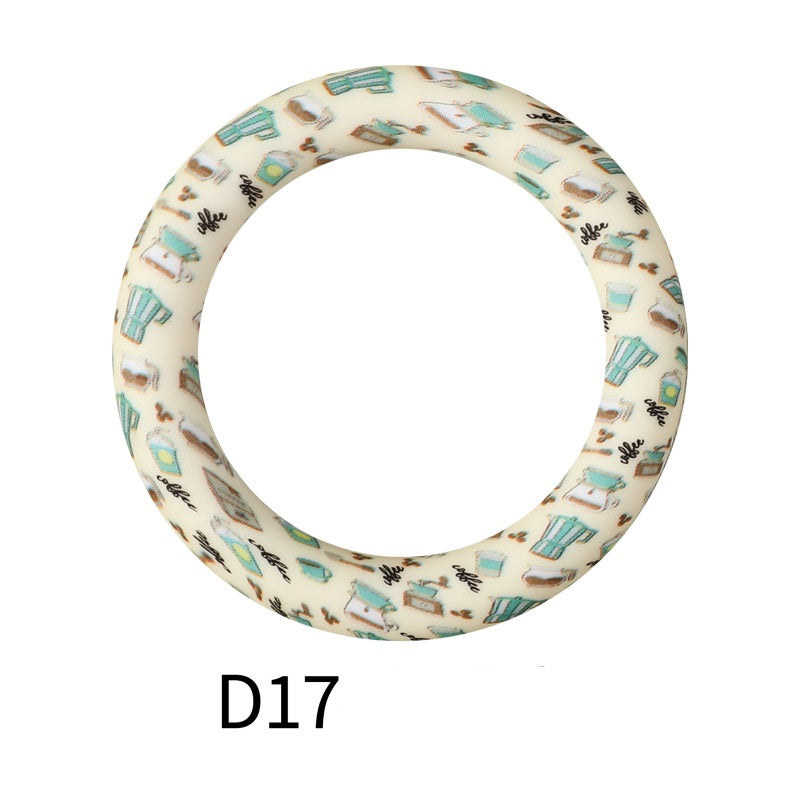 65mm Printing circular silicone rings 19