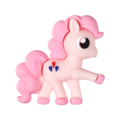 Silicone 3D Focal Beads My Little Pony Front Facing 20pcs 12