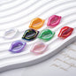 Plating Lip Acrylic Beads 25mm Metallic Glossy Finish 100pcs