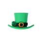 Silicone 3D Focal Beads St Patricks Day Lucky Hat With Clover Detail 20pcs 12