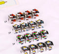 Silver Square Acrylic Beads 14mm Hello Kitty Series 10pcs 5