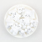 3D Halloween Two Adorable Ghosts Silicone Focal Beads 20Pcs  2