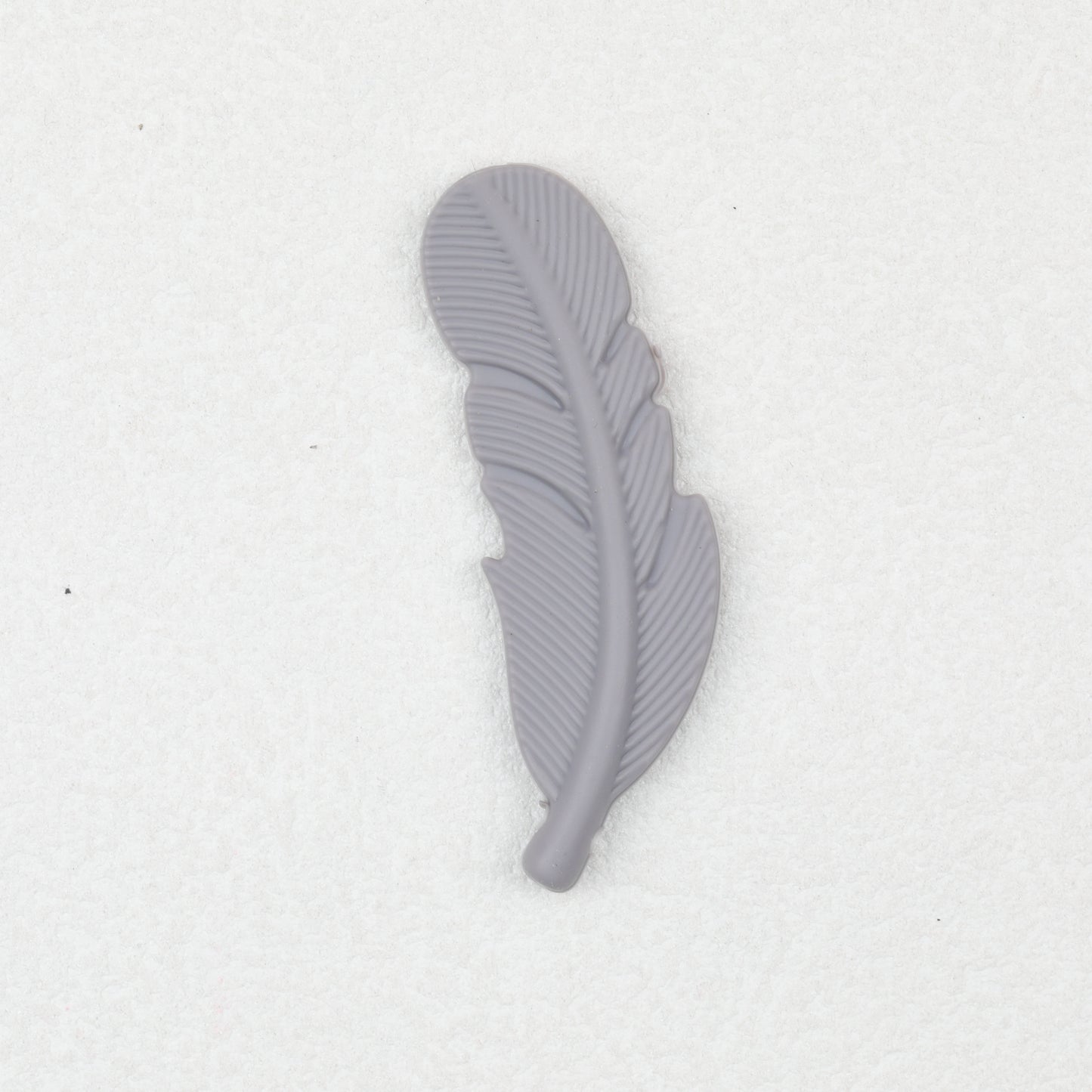 Colorful Feather Shaped Silicone Beads 20pcs 10