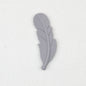 Colorful Feather Shaped Silicone Beads 20pcs 10