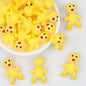 Yellow 3D Monster Silicone Focal Beads 20 pcs