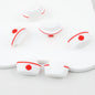 3D Colorful 3D Nurse Cap Silicone Focal Beads 20 Pcs 9