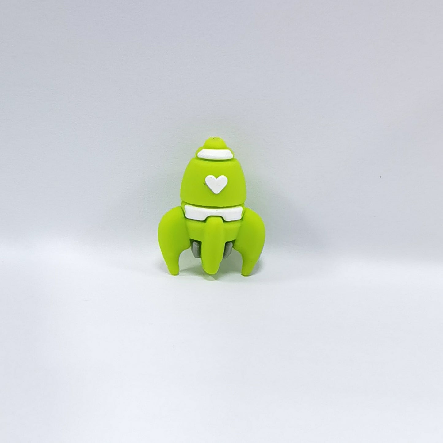 Silicone 3D Focal Beads Color Love Rocket Heart Detail 20pcs 4
