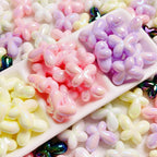 UV Finish Butterfly Acrylic Beads 24x18mm Glossy Mixed 10pcs 2