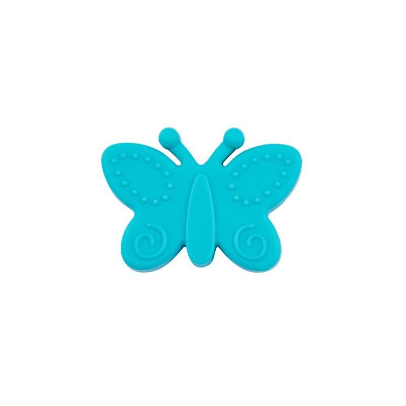 Silicone Focal Beads Butterfly Embossed Wings 20pcs 11