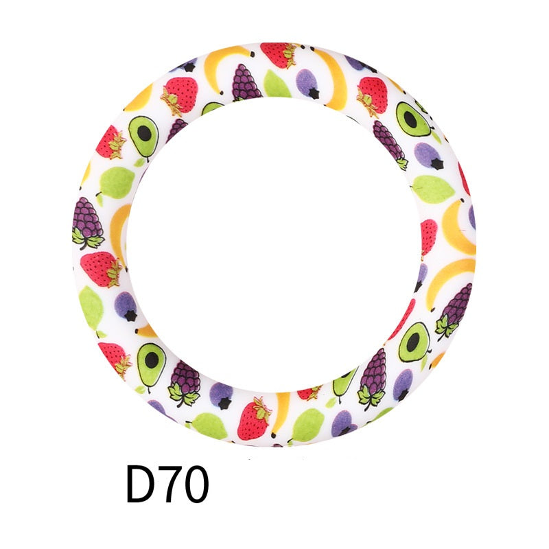 65mm Printing circular silicone rings 71