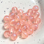 Colored Round Acrylic Beads 8mm Pastel Glossy Shimmer 100pcs 10