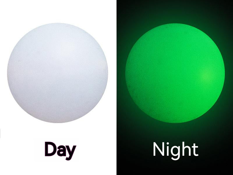 19mm Glow in Dark Silicone Beads Vibrant Colors 50pcs 18