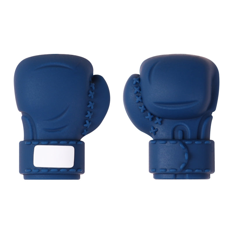 Silicone 3D Focal Beads Boxing Gloves White Label 20pcs 14
