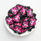 Valentine Day Dwarf Heart Car Silicone Focal Beads 20Pcs  3