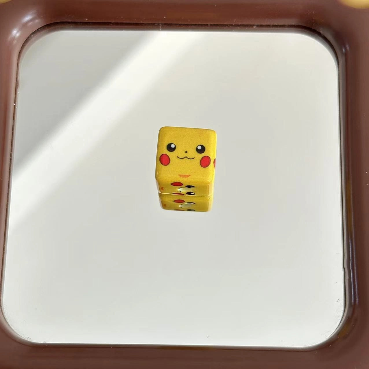 Square Acrylic Beads 15mm Pokema Character Printed 10pcs 4
